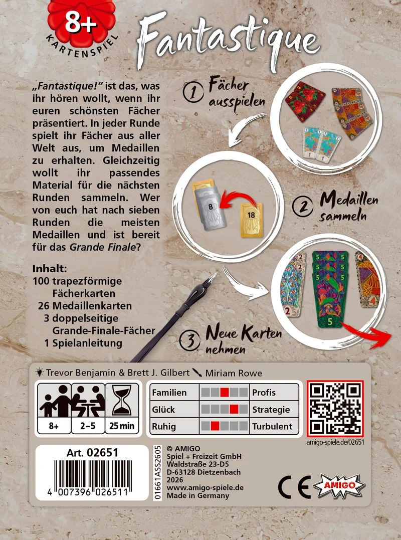 Fantastique - Fächer-Biet-Spiel Fantastique