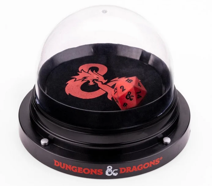 D&D - Orb of Possibility - Dice Roller with Silicone D20