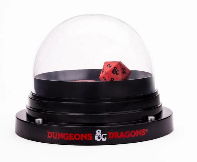 D&D - Orb of Possibility - Dice Roller with Silicone D20