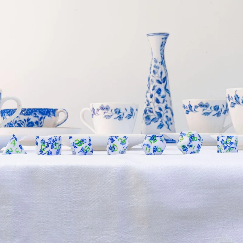 Full Art Dice Set: Porcelain