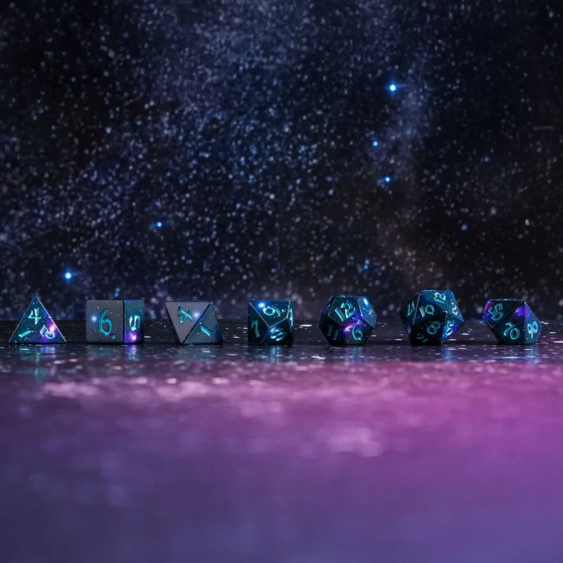 Full Art Dice Set: Stardust