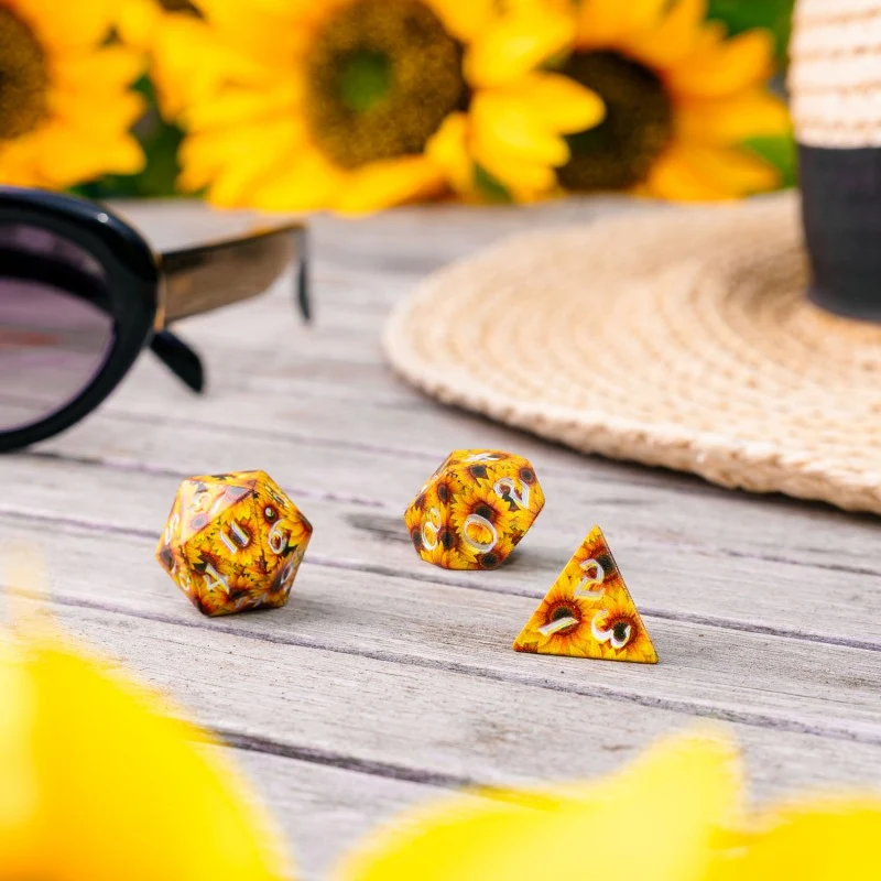 Full Art Dice Set: Sunflower