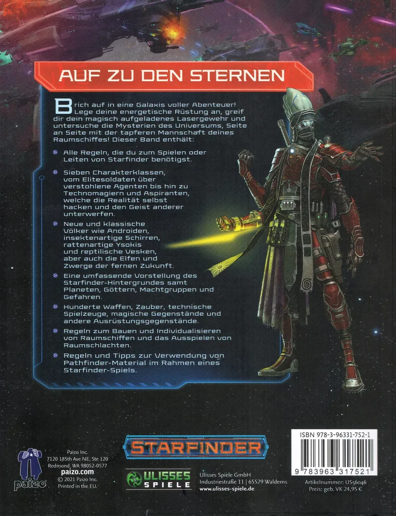 Starfinder Grundregelwerk - Taschenbuch