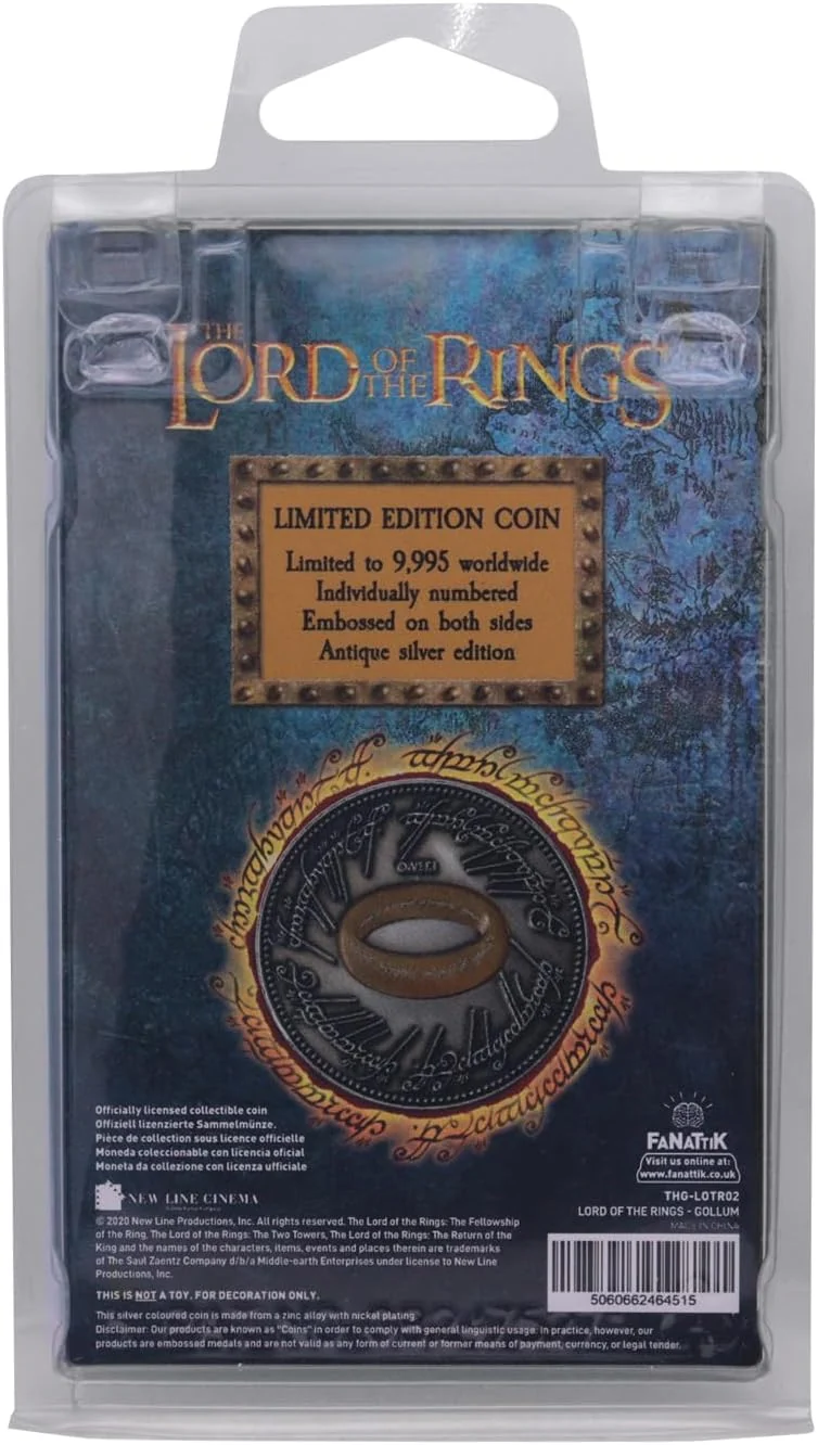 Der Herr der Ringe – Gollum & Der Eine Ring Münze (limitiert)