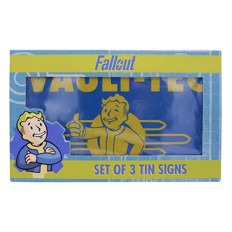 Fallout – Metallschild-Set (3-teilig)