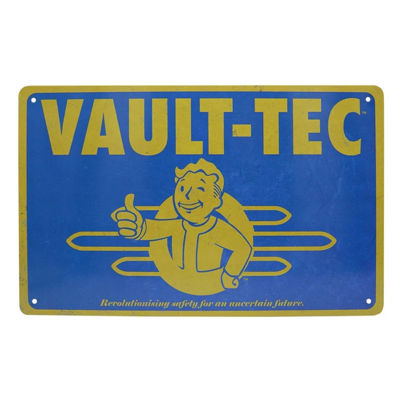 Fallout – Metallschild-Set (3-teilig)