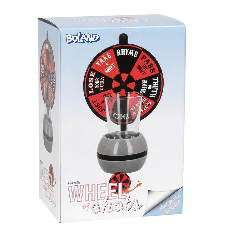 Graues Trinkspiel Wheel Of Shots