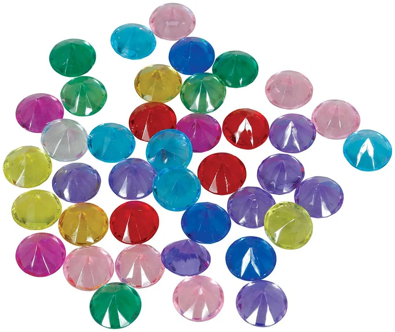 Bunte Geschenke Edelsteine 1,5 cm 50 Stk