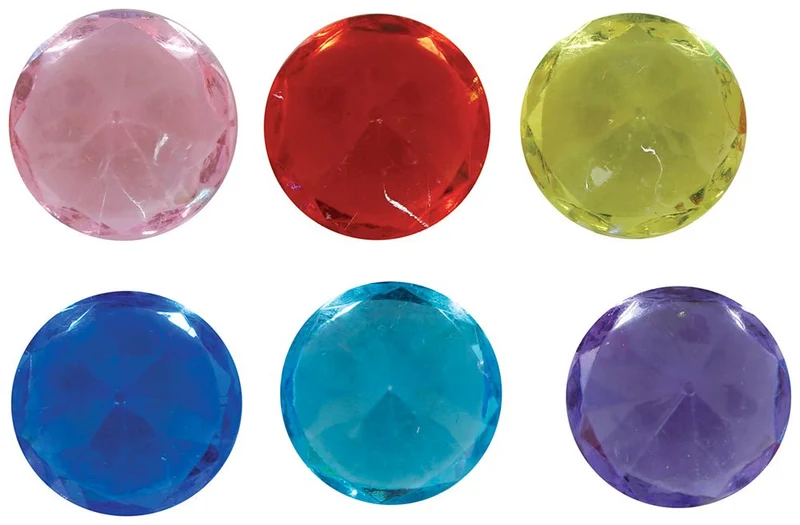 Bunte Geschenke Edelsteine 1,5 cm 50 Stk