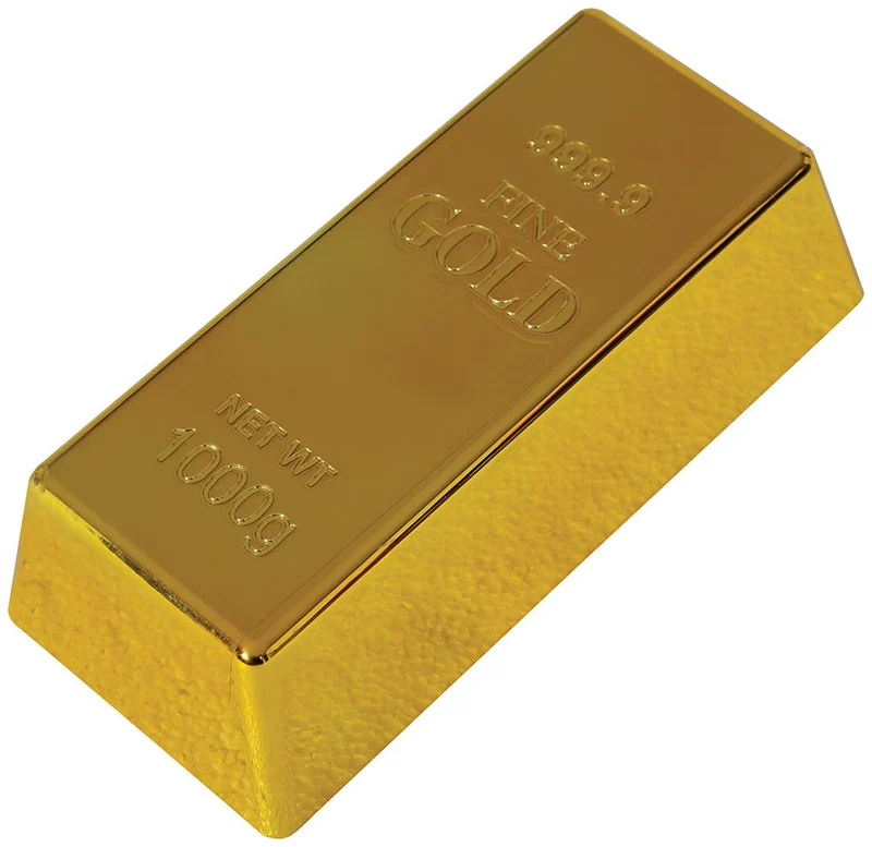 Goldener Fake Goldstab 16cm