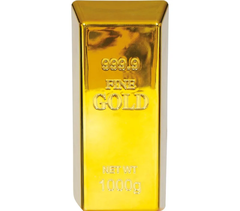 Goldener Fake Goldstab 16cm