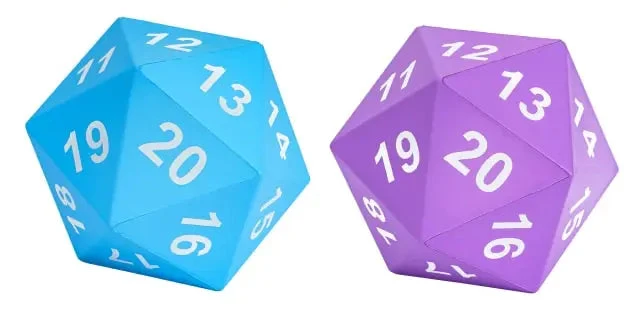 Würfel der Giganten – Jumbo D20 Stresswürfel aus Schaumstoff