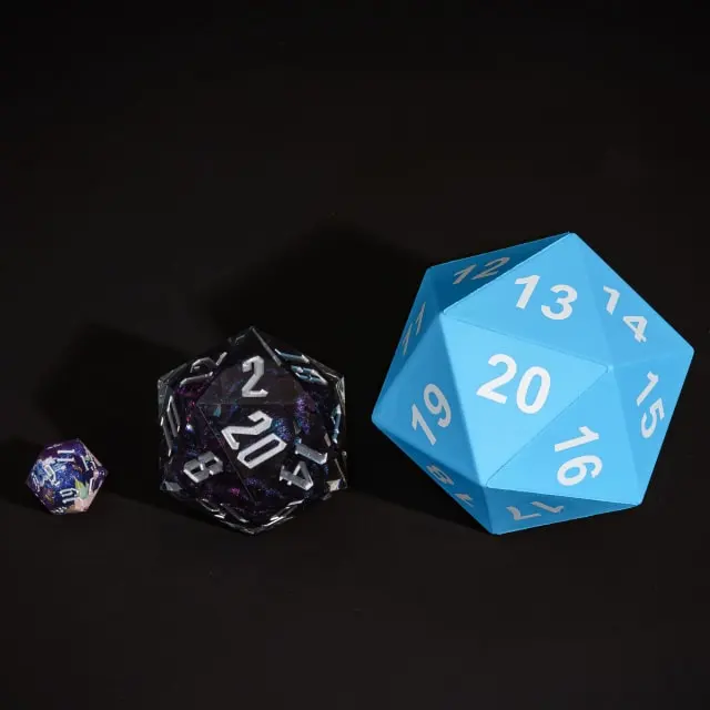 Würfel der Giganten – Jumbo D20 Stresswürfel aus Schaumstoff