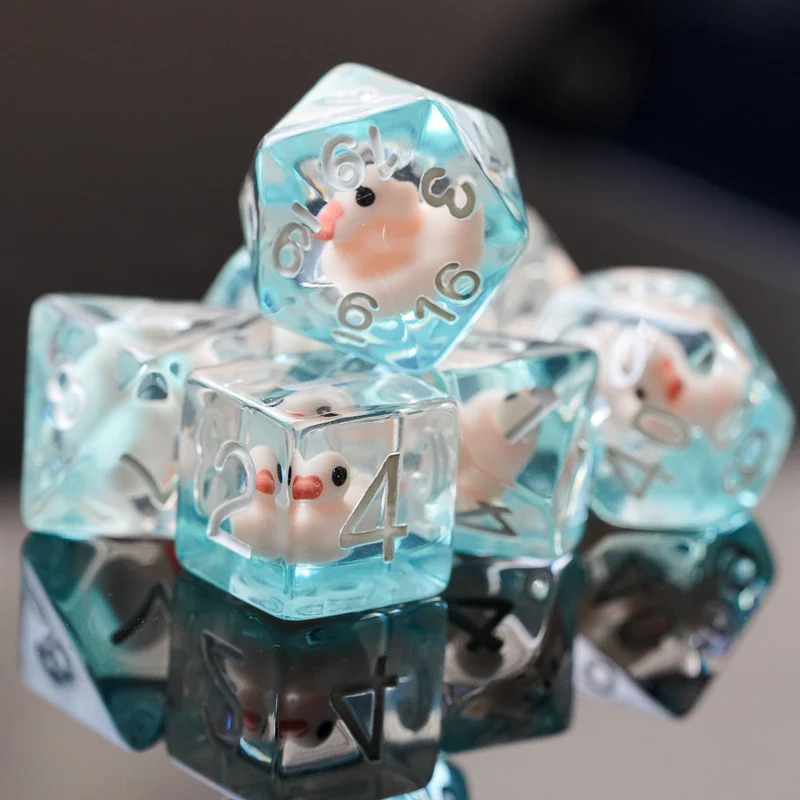 Duck-Serie Einzelwürfel D20 / D10 / D6