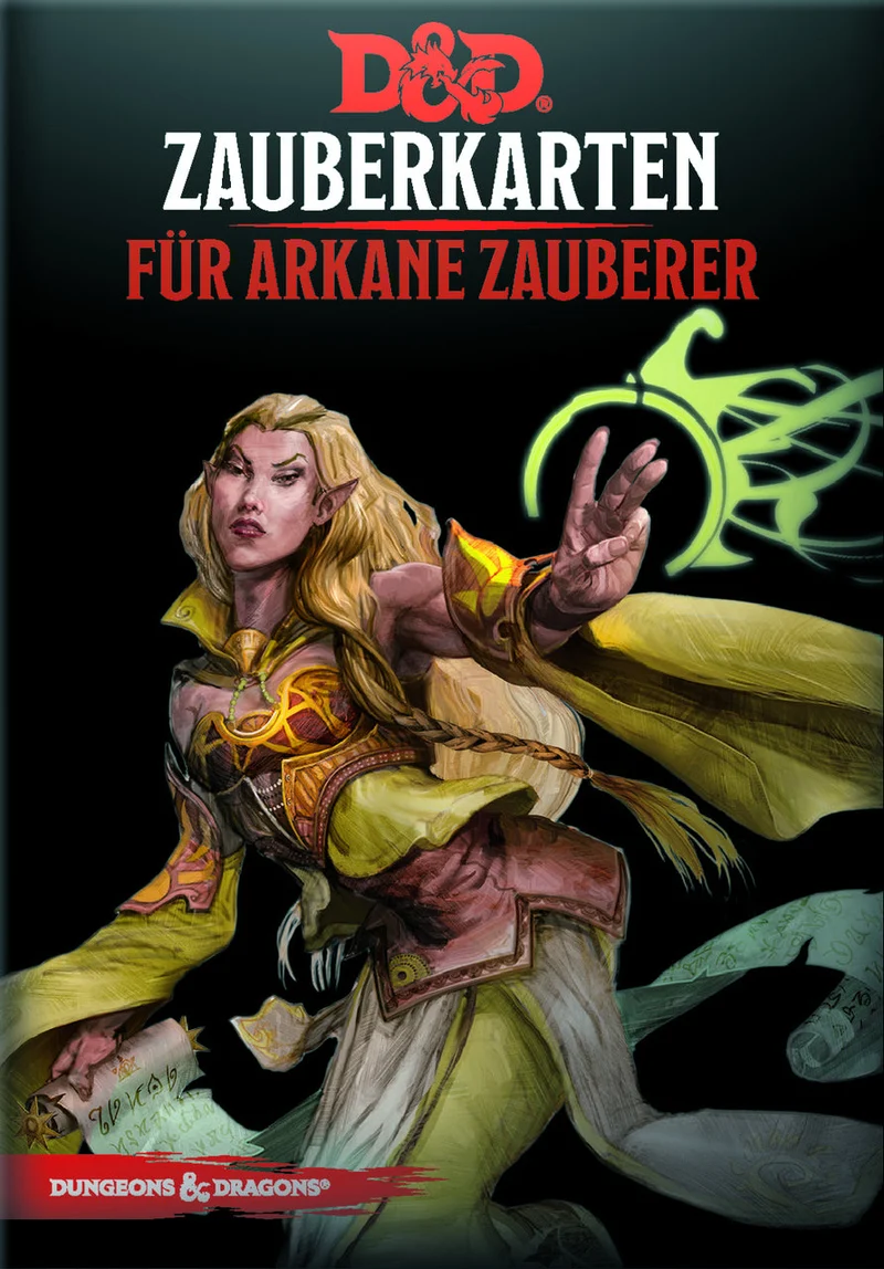 D&D verschiedene Zauberkarten Sets - DE