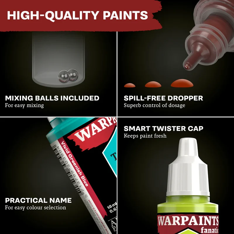 Warpaints Fanatic Acrylfarben einzeln (Teil 2/2)