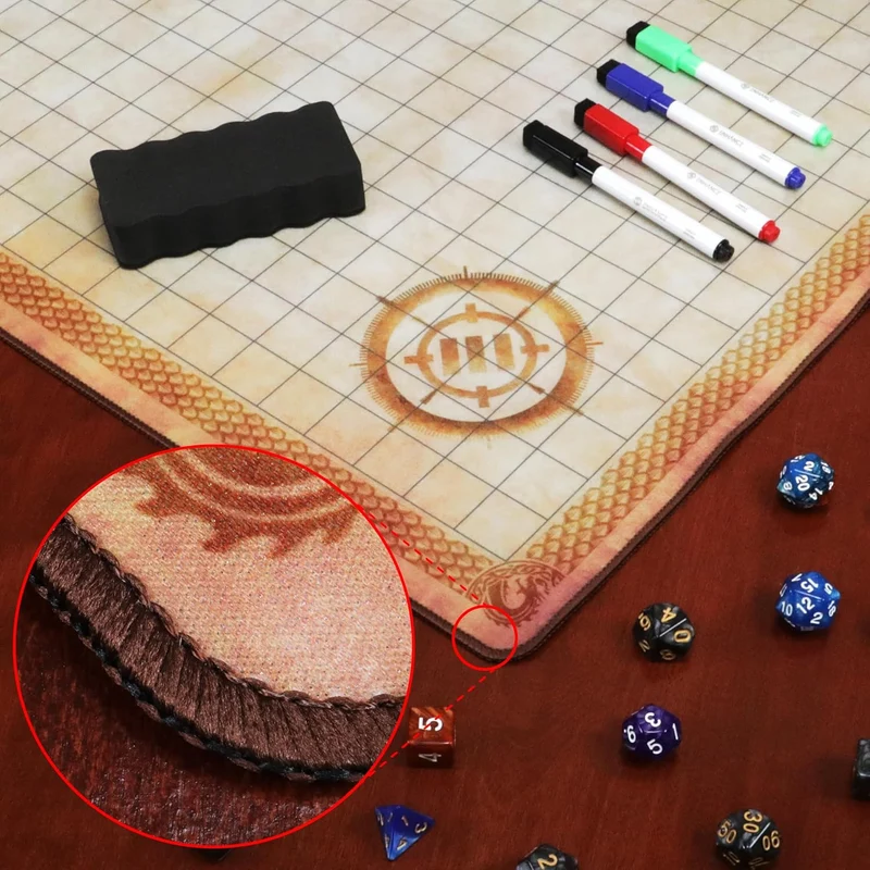 Premium RPG Spielmatten-Set (bestickt und gummiert)