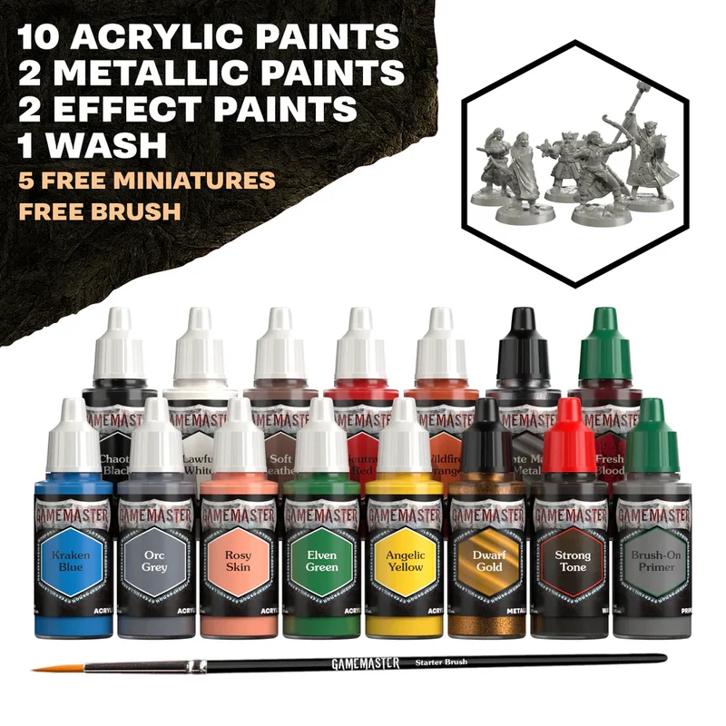 GameMaster Adventure Starter Role-Playing Paint Set