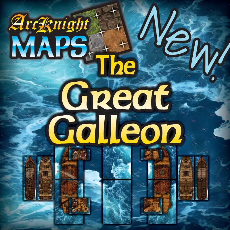 ArcKnight Dungeon Maps Mega-Bundle (240 Karten!)