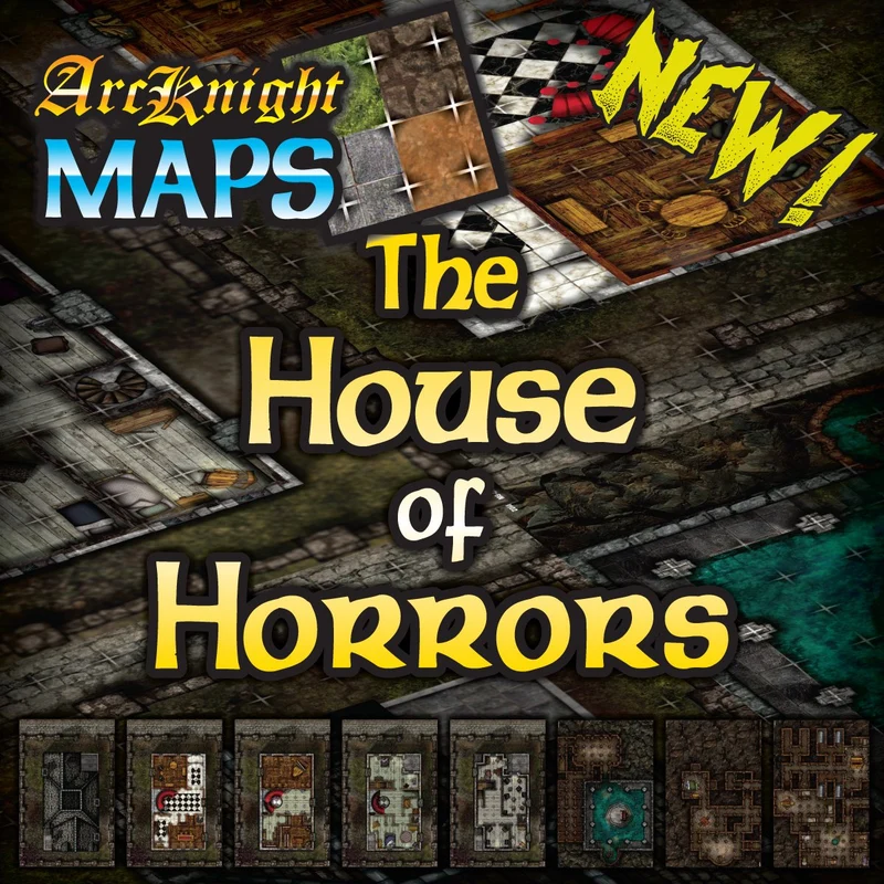 ArcKnight Dungeon Maps Mega-Bundle (240 Karten!)