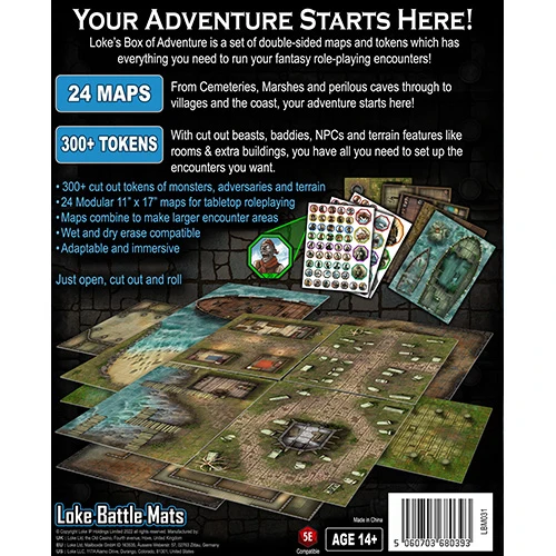 Battle Maps & Token-Set: Coastal Dread