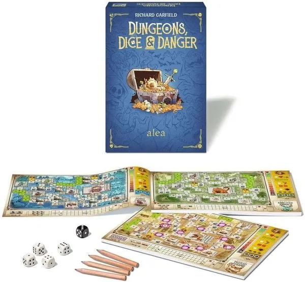 Dungeons, Dice & Danger – Das mutige Roll & Write
