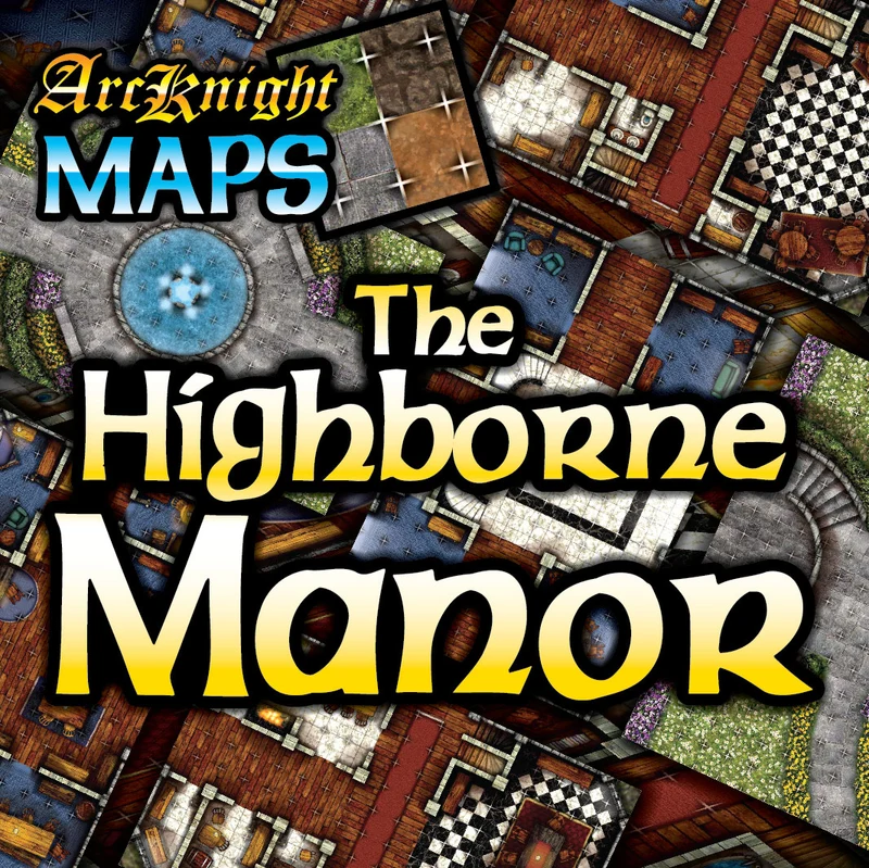 Highborne Manor Battlemaps Set