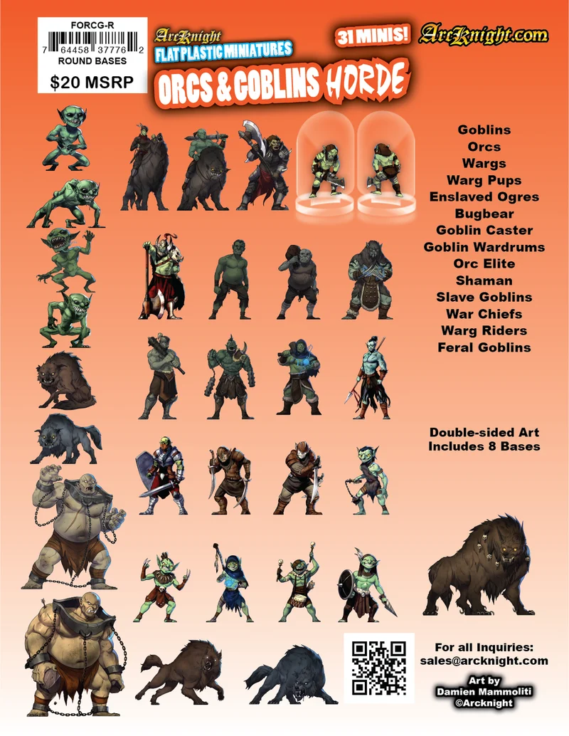 Flat Plastic Miniatures - verschiedene Editions