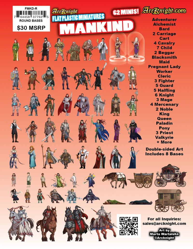 Flat Plastic Miniatures - verschiedene Editions