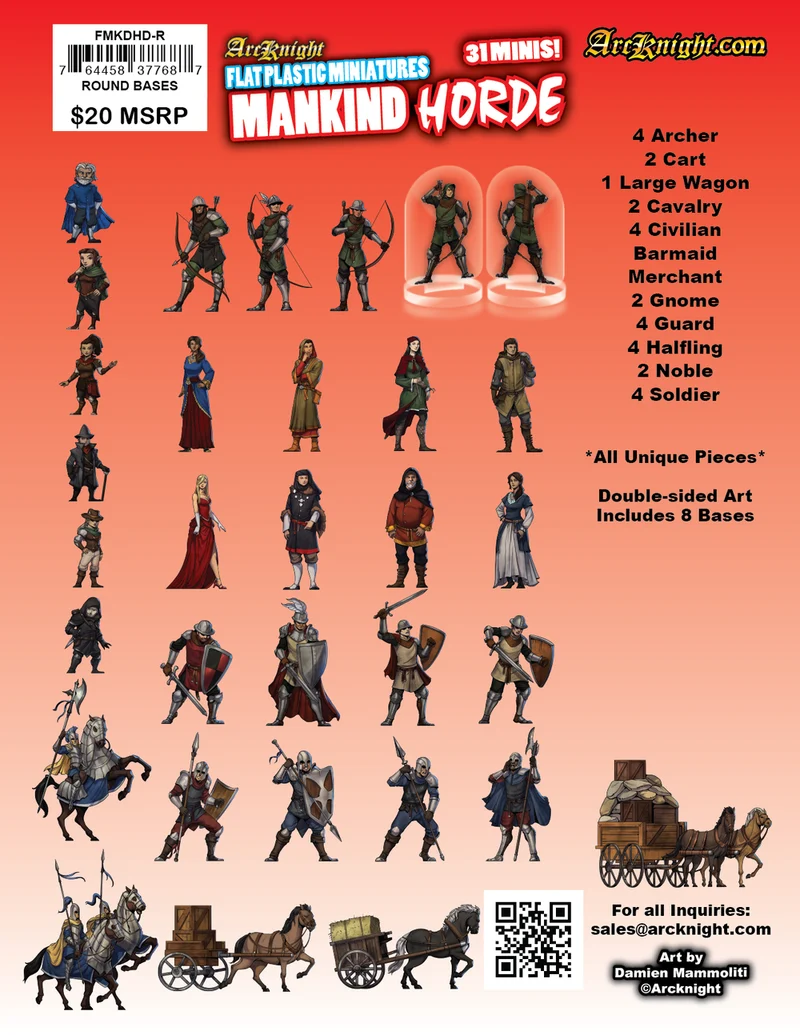 Flat Plastic Miniatures - verschiedene Editions