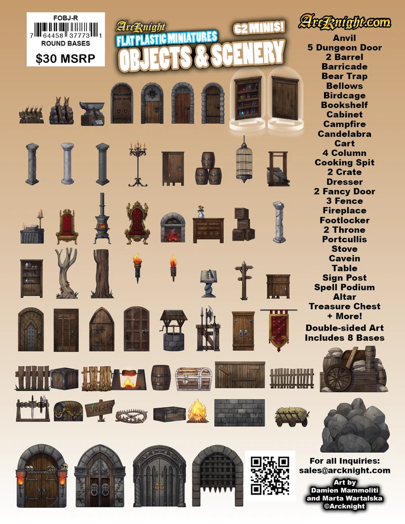 Flat Plastic Miniatures - verschiedene Editions