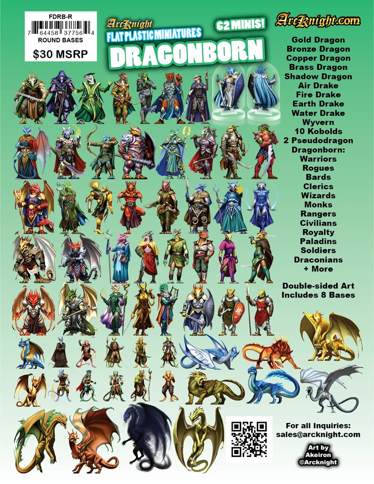 Flat Plastic Miniatures - verschiedene Editions