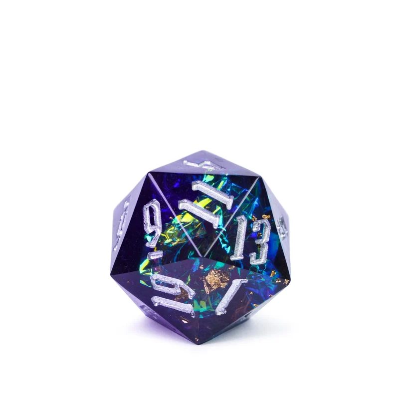 Spacebreaker D20 dark purple