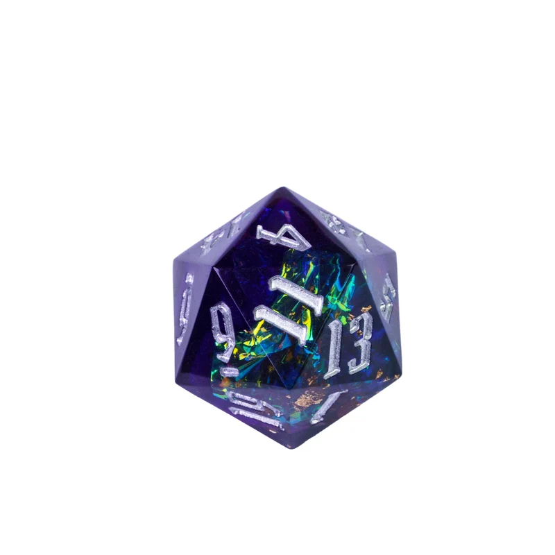 Spacebreaker D20 dark purple