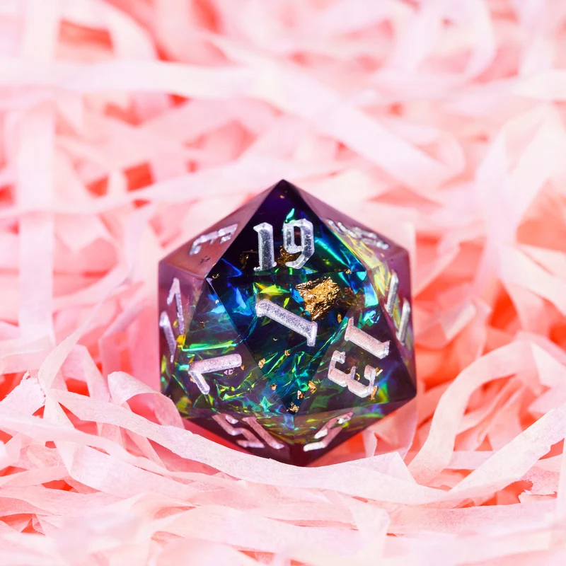 Spacebreaker D20 dark purple