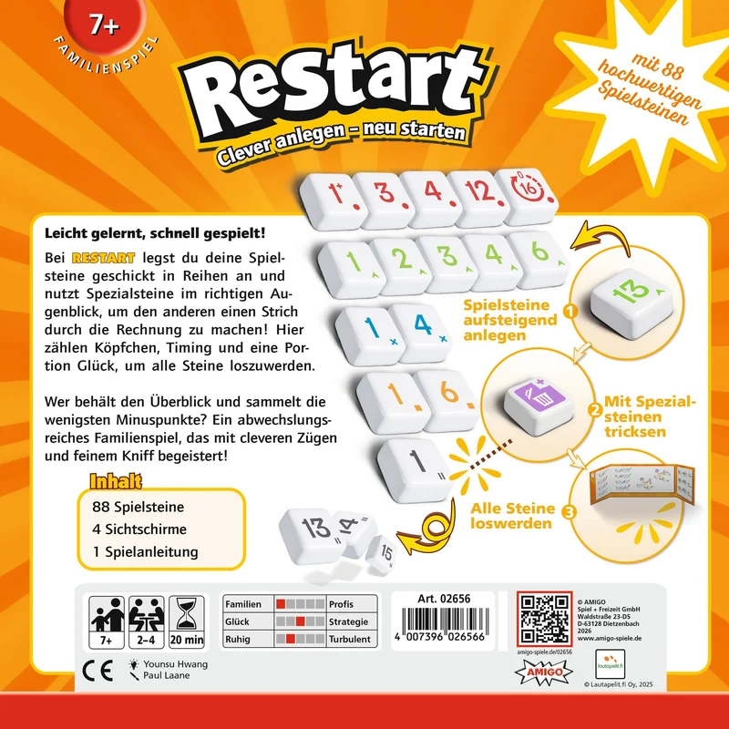 Restart Familienspiel ab 7 Jahren – Amigo