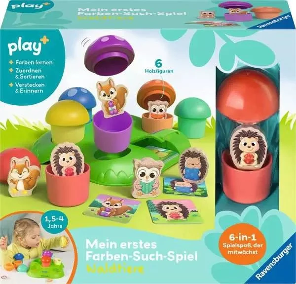 Farben-Such-Spiel Waldtiere – ab 18 Monaten