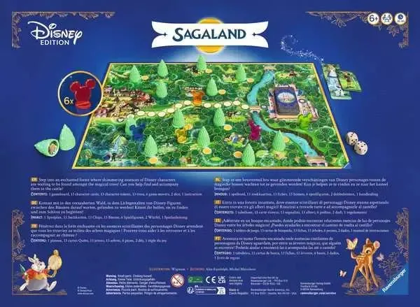 Sagaland Disney Edition – Brettspiel ab 6 Jahren