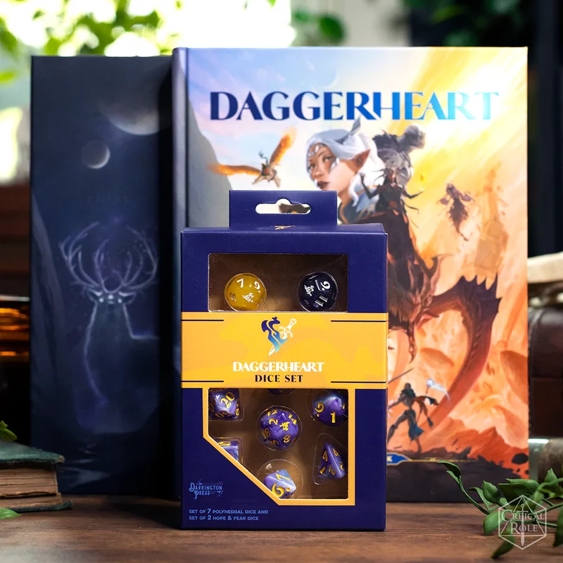 Daggerheart Dice Set (9-tlg.) Fear & Hope D12