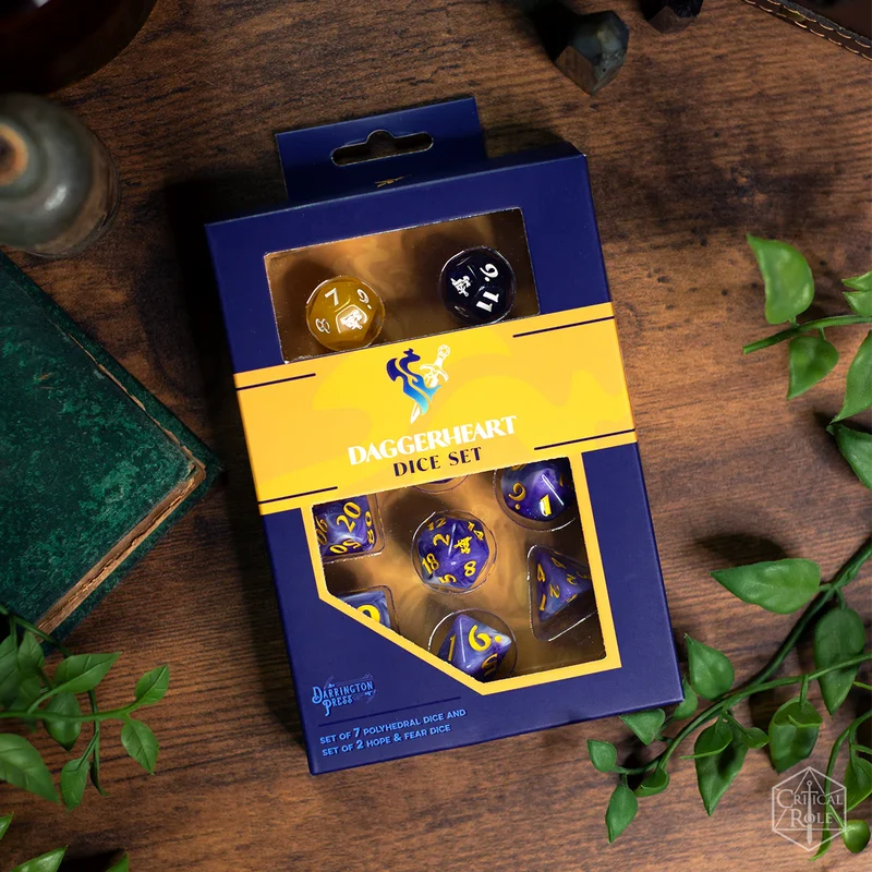 Daggerheart Dice Set (9-tlg.) Fear & Hope D12