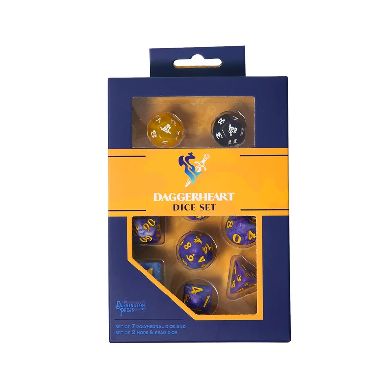 Daggerheart Dice Set (9-tlg.) Fear & Hope D12