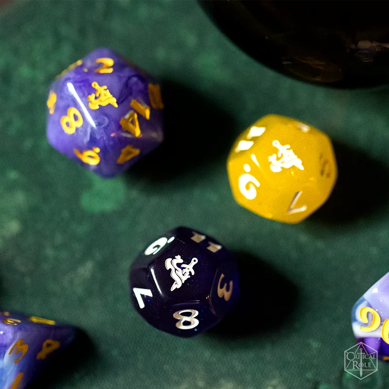 Daggerheart Dice Set (9-tlg.) Fear & Hope D12