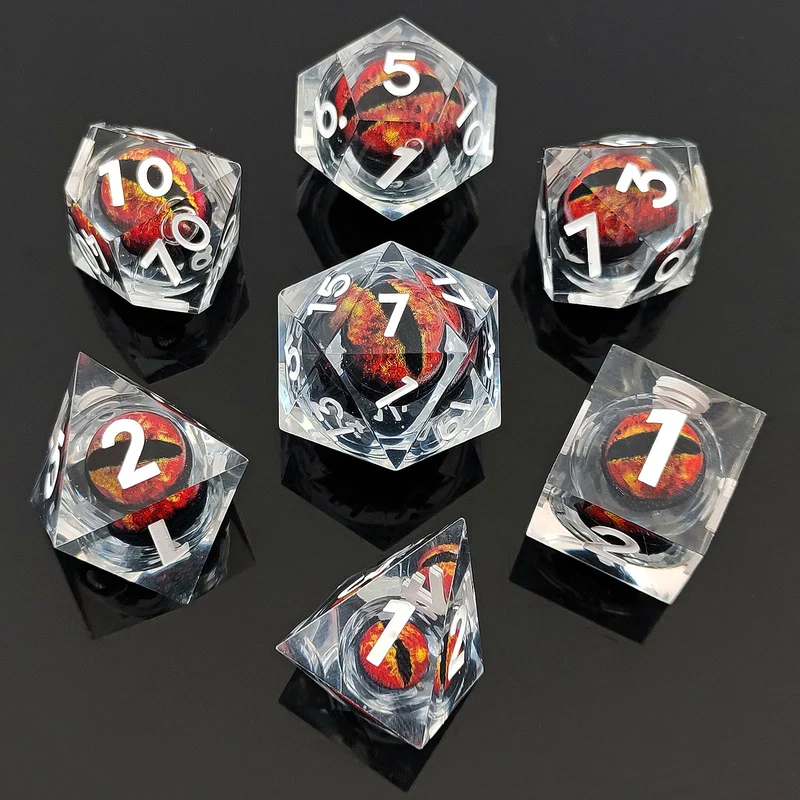 Bloodbound Dragon Eye Flüssigwürfel-Set