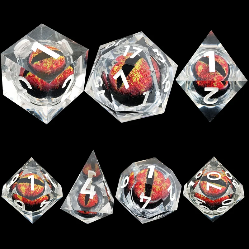 Bloodbound Dragon Eye Flüssigwürfel-Set