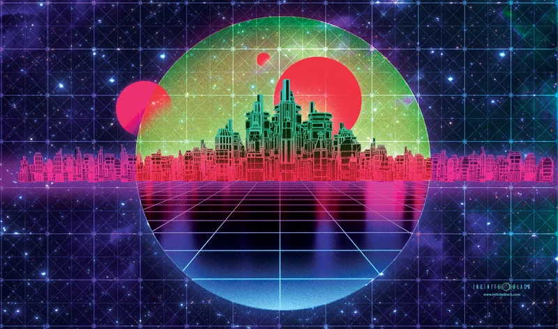 MTG - Retrowave Premium Playmat