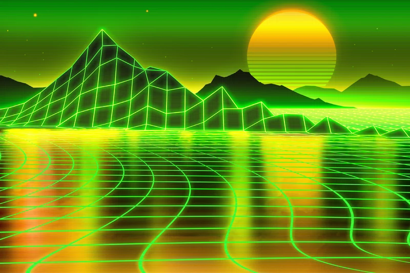 MTG - Retrowave Premium Playmat