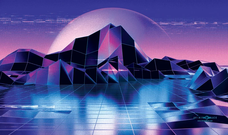 MTG - Retrowave Premium Playmat