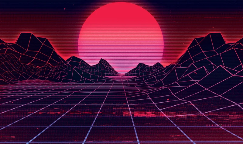 MTG - Retrowave Premium Playmat