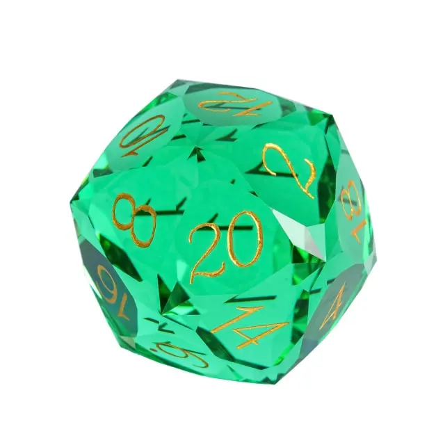 Dragon Gem - XL 30mm Glas D20 (Diamondcut)