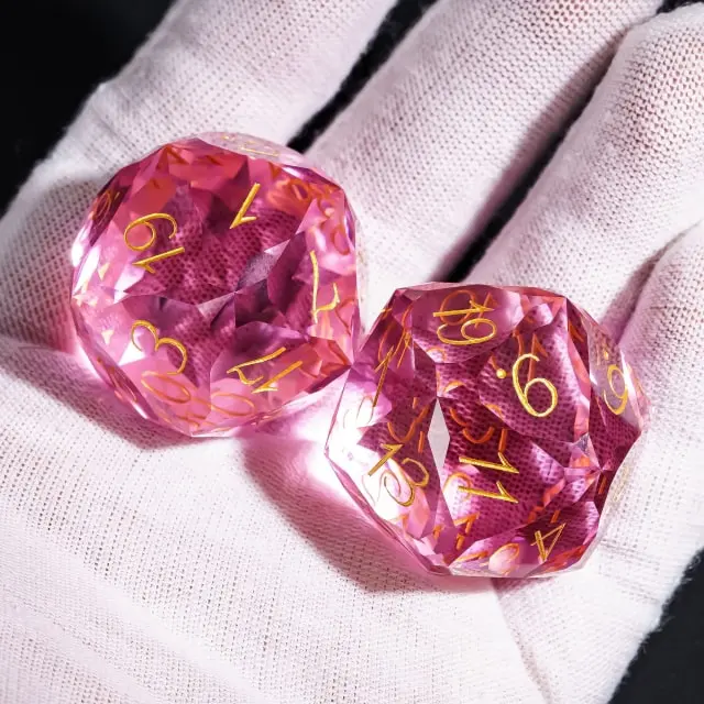 Dragon Gem - XL 30mm Glas D20 (Diamondcut)